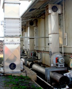 Ventilations, heating and water pumps that make it all possible.